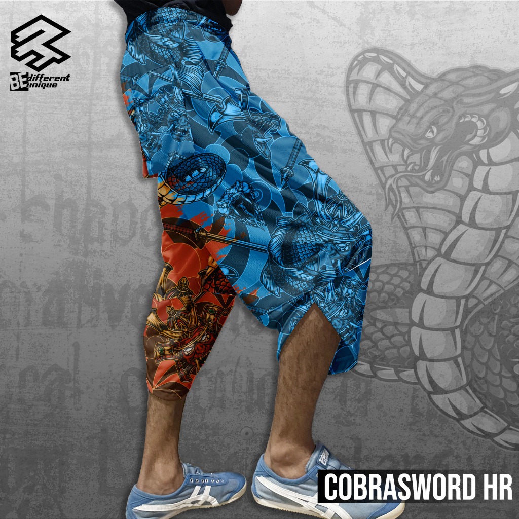 Harem Pants / Celana Harem Casual Pria Wanita Motif Fullprint Cobrasword