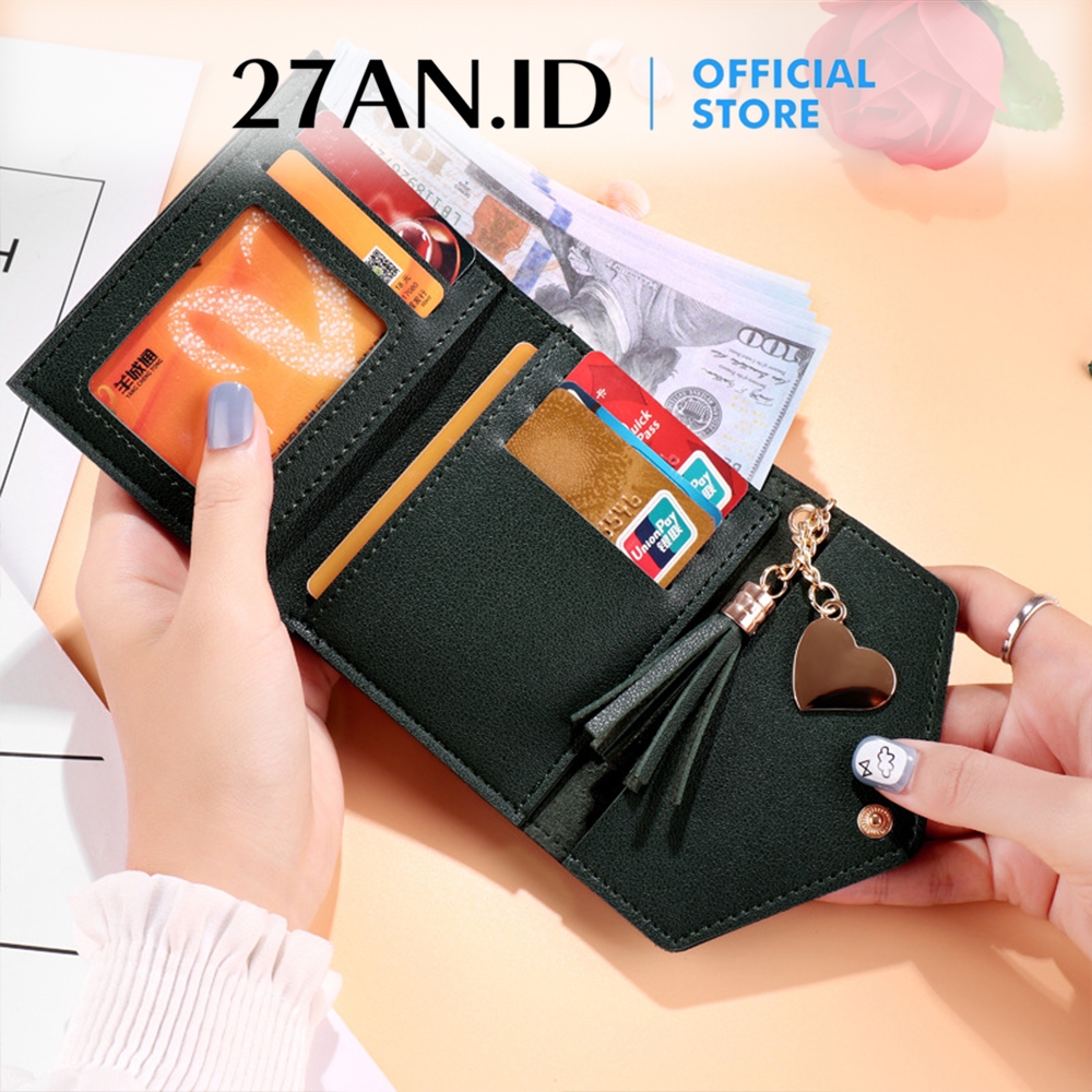 TERBARU ( 27AN.ID ) Dompet Lipat Wanita 8602 Dompet mini wanita simple / Dompet wanita korean stye