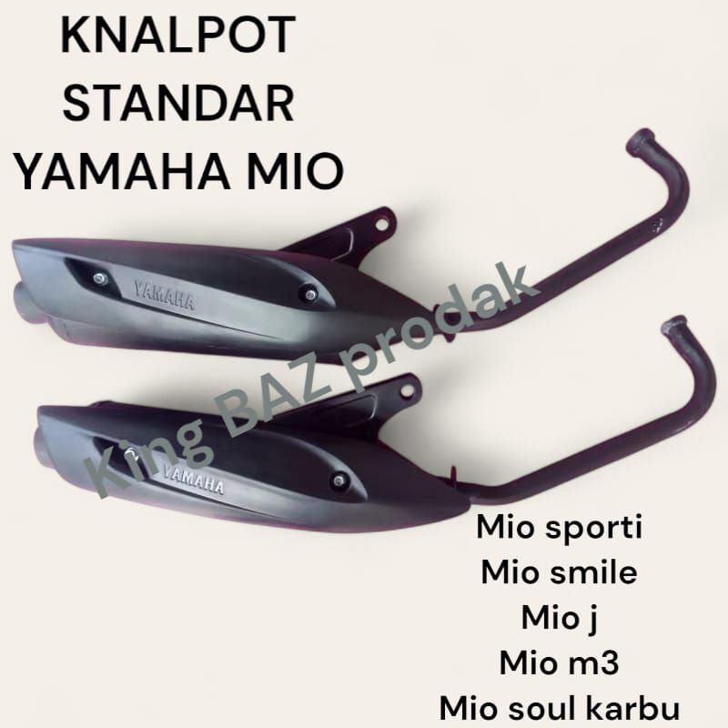 Knalpot suara standar Mio sporty soul fino karbu