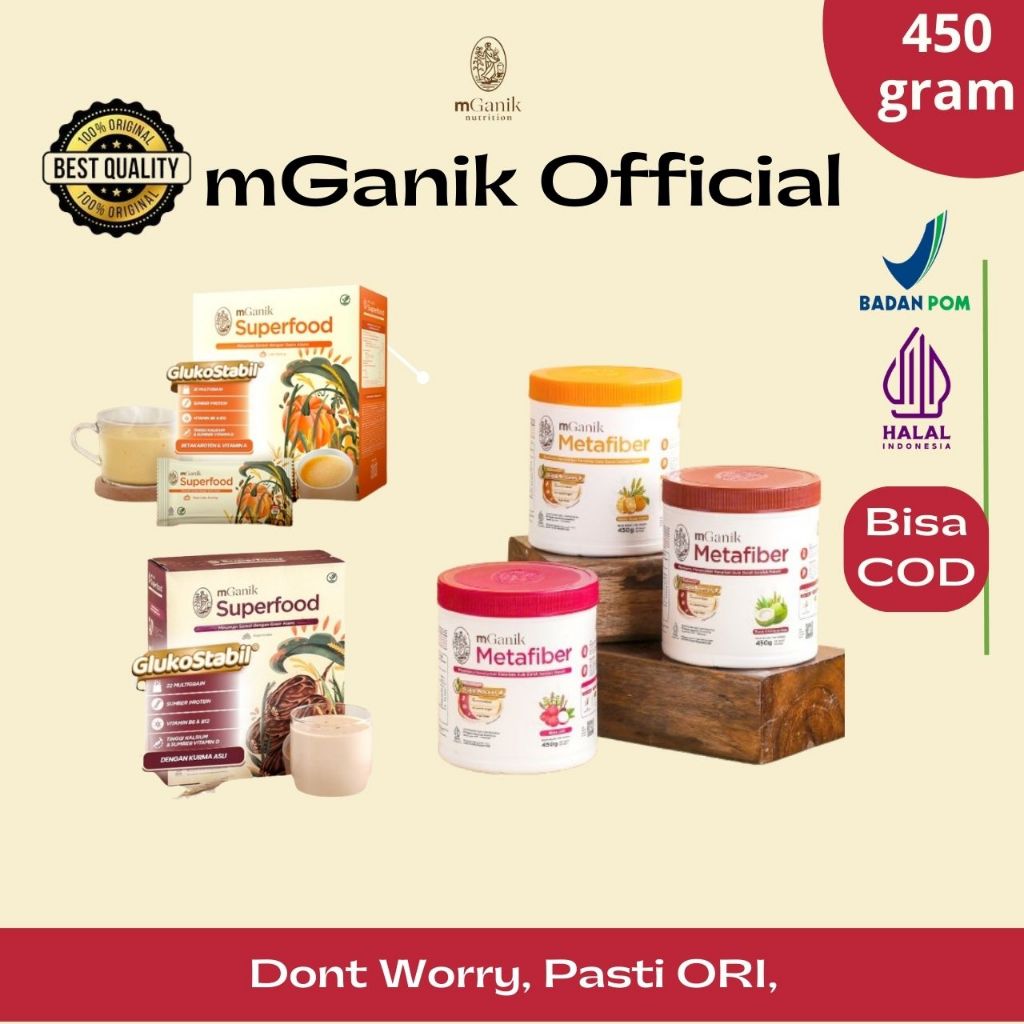 MGANIK Superfood Mganik Metafiber Solusi Alami Diabetes