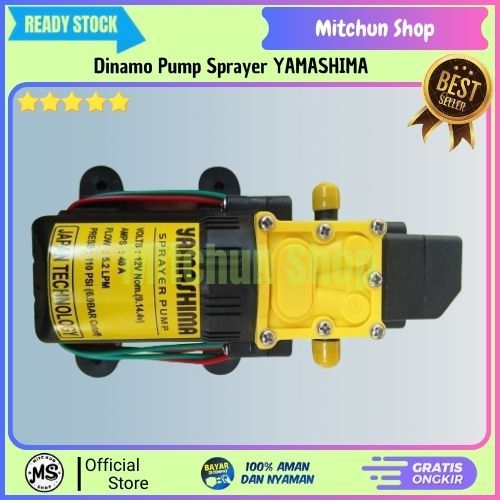 Dinamo Pump Sprayer Elektrik | Pompa Air DC 120 Psi | Dinamo Sprayer Elektrik 12V Mesin Pompa