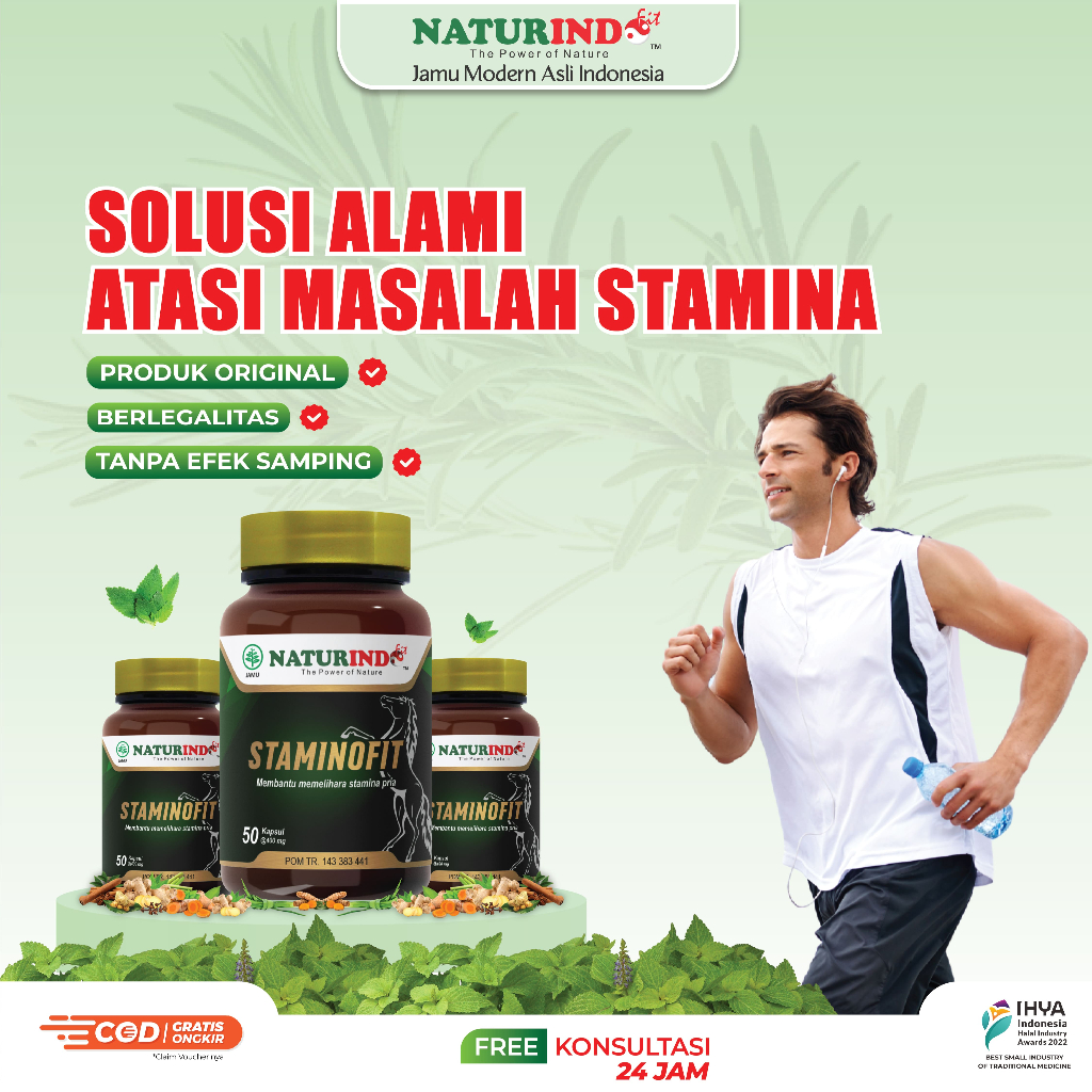 Herbal Penunjang Stamina Pria Dewasa Tahan Lama Doping Olaharaga Suplemen Penambah Stamina Kuat Anti