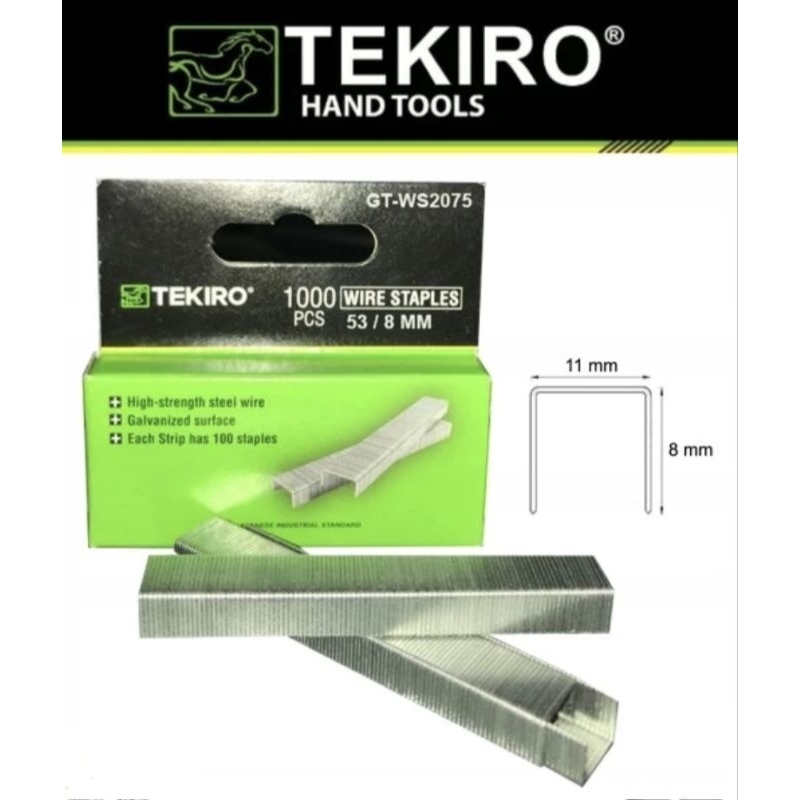 

Isi Staples TEKIRO untuk Staples Tracker Gun isi Staples Tembak isi 1000