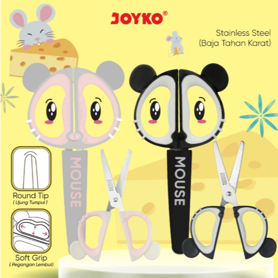 

Gunting JOYKO SC-27 Mouse/Gunting Karakter/Gunting Anak