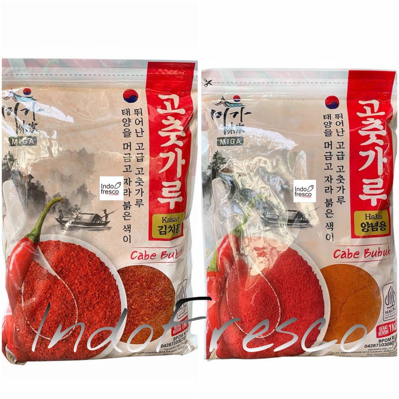 

Miga Gochugaru- Red Chili Powder- Cabe Bubuk 1 Kg x 10 pc via OJOL