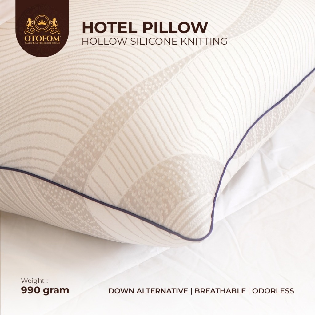 Otofom Bantal Hotel Hollow Silicon knitting