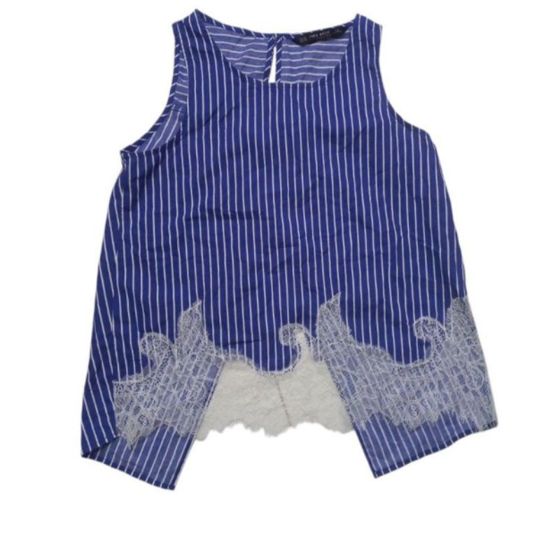 Atasan salur biru ZAR*