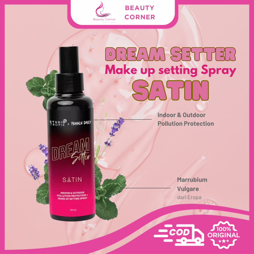 Studio Tropik Dream Setter Satin - Make Up Setting Spray Satin Finish