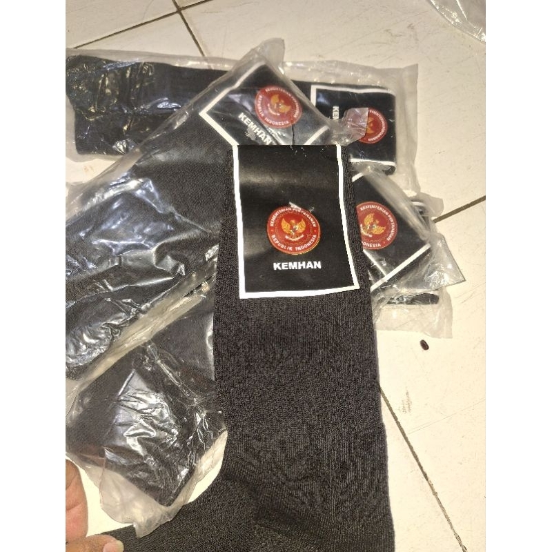 KAOS KAKI PDL TNI JATAH KEMHAN HITAM ORIGINAL