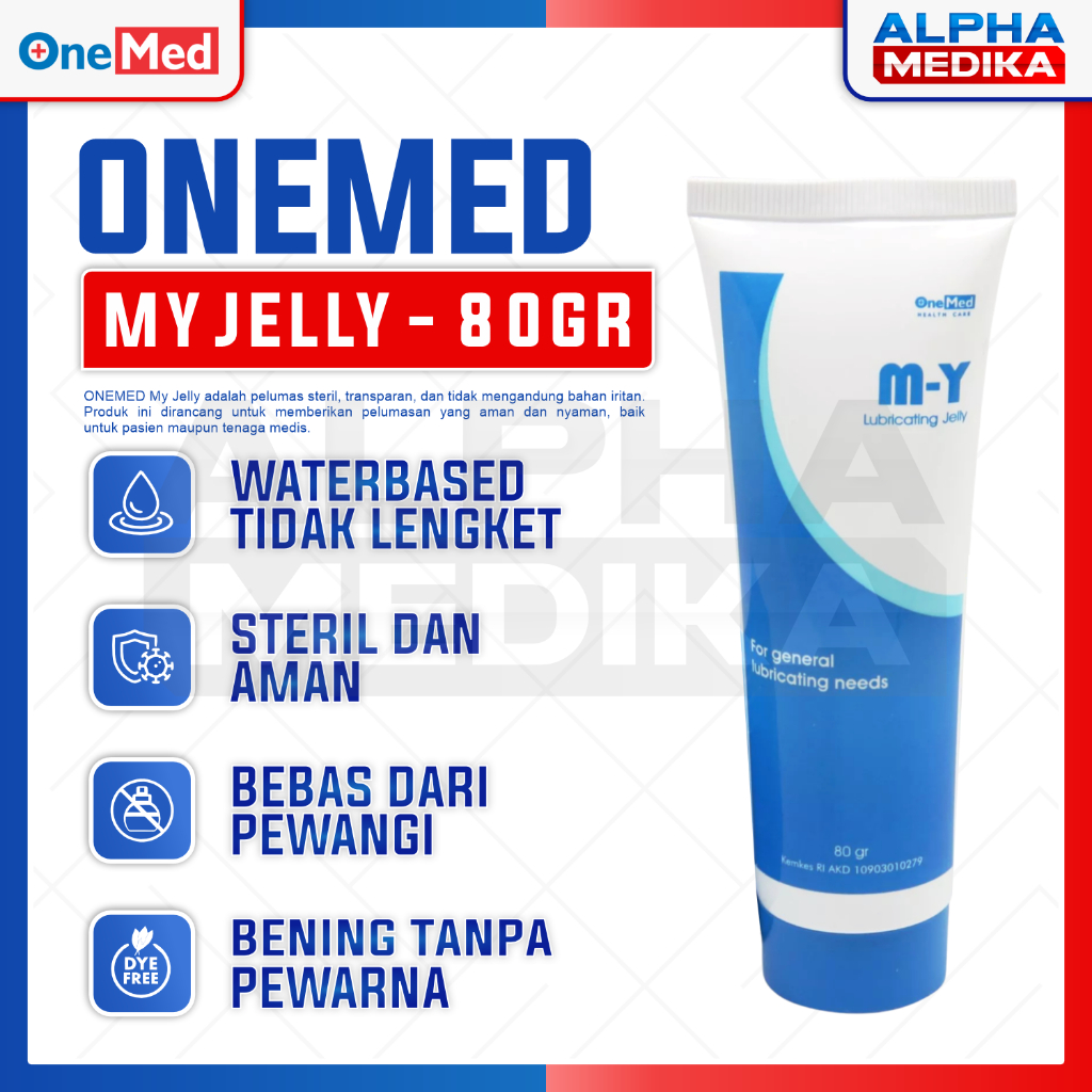 Nooisela Onemed - My Jelly Onemed 80Gram / Gel Lubricant 80 Gram / My Jelly Jel Lubrikasi Onemed