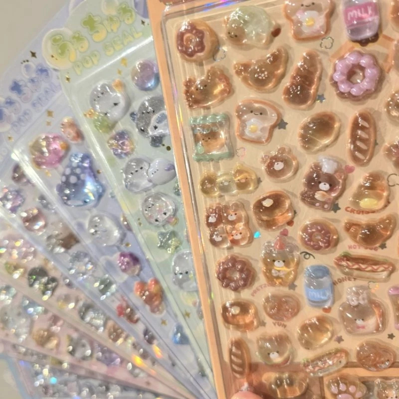 

SP - stiker crystal timbul 3d KKV bonbondrop popseal sticker timbul lucu