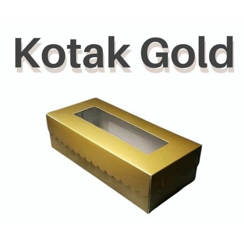 

Kotak Emas Kue Brownies Cake Makanan Donut Hamper Ulang Tahun