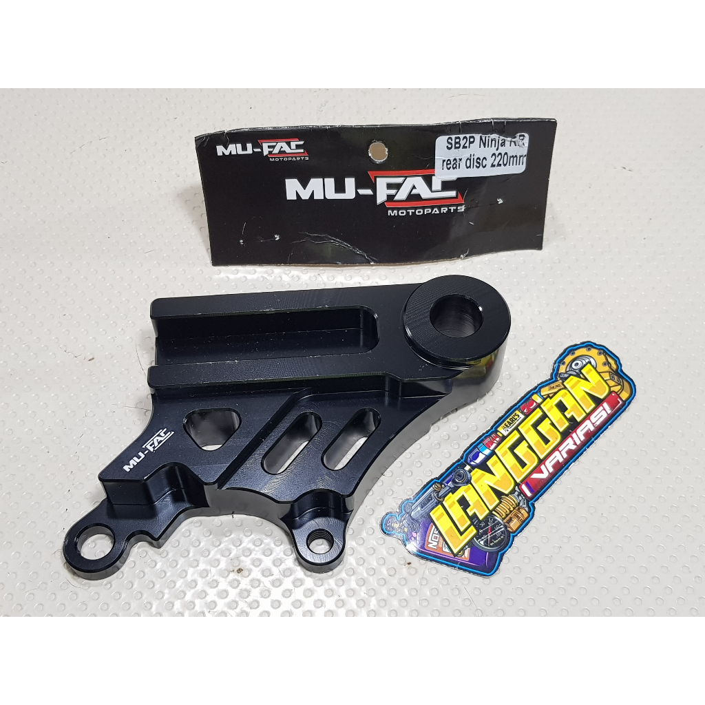 Dudukan Adaptor Bracket Breket Braket Kaliper Belakang Nissin 2P 220 mm Ninja 150 N150 RR MUFAC