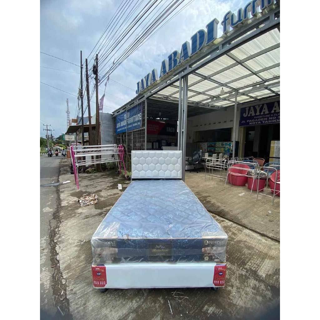 Kasur Spring Bed Set Divan | Kasur Spring Bed President 120x200