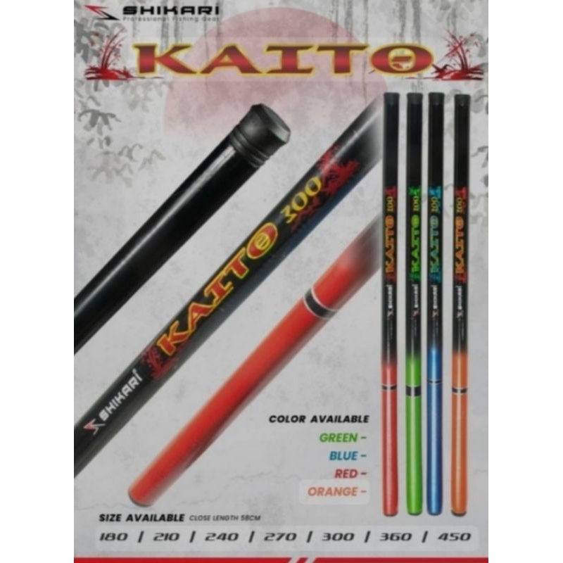 joran tegeg shikari Kaito bahan fiber carbon