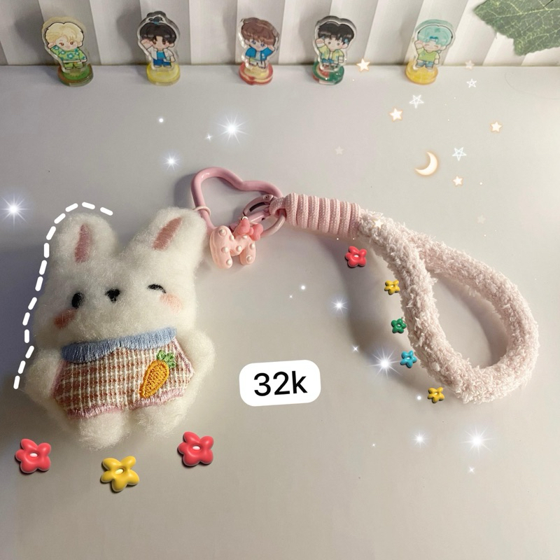 Keychain bagcharm cute lucu korea aesthetic