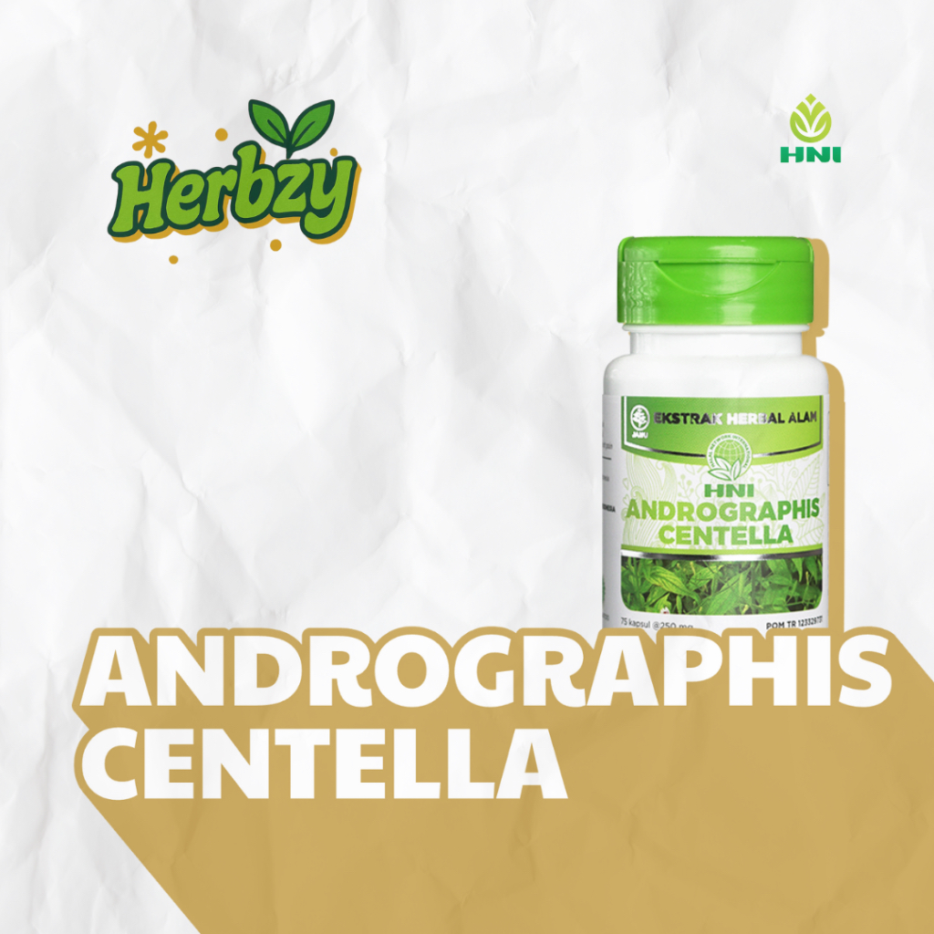 Andrographis Centela HNI HPAI Herbal - Terbaik untuk Radang Paru, Liver, dan Sakit Demam