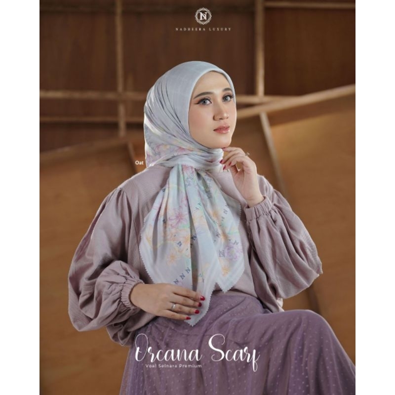 SCARF TERBARU // ORCANA SCARF NADHEERA LUXURY TERBARU // SCARF NADHEERA LUXURY // NADHEERA LUXURY //