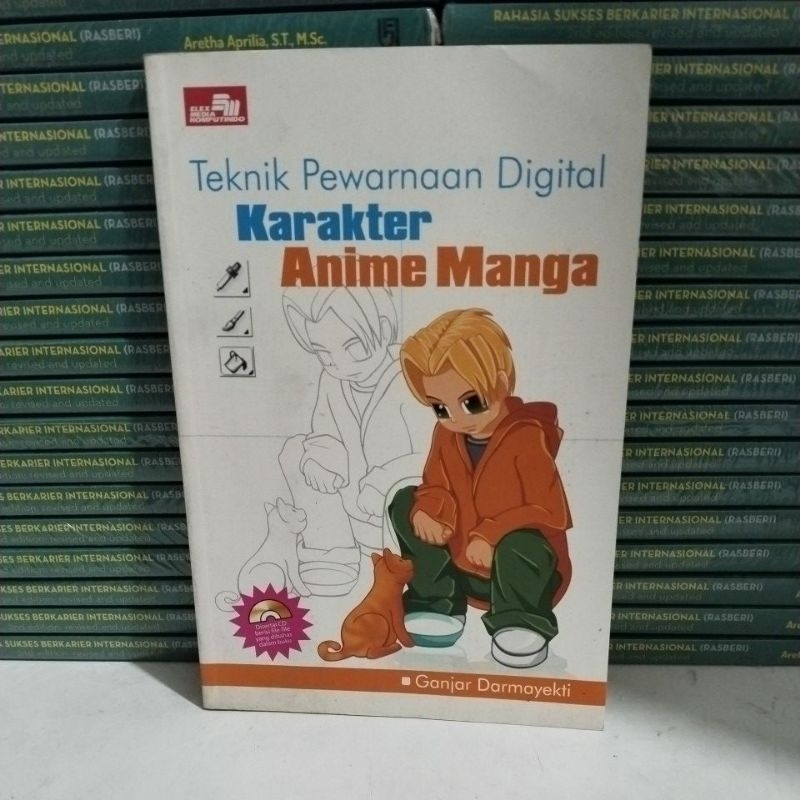 Buku Teknik Pewarnaan Digital Karakter Anime Manga