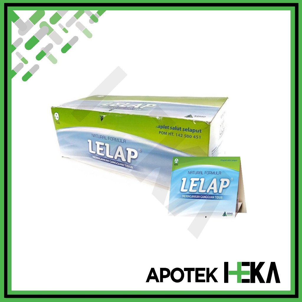 Lelap Box isi 25x4 Tablet - Obat Tidur Insomnia [TANGERANG]