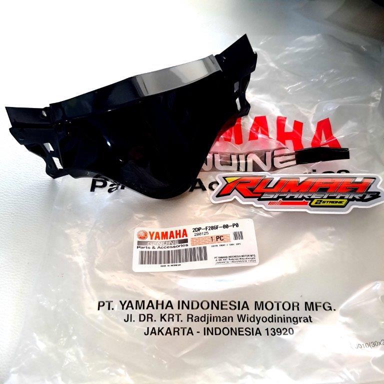 COVER DAGU DEPAN NMAX OLD HITAM/PUTIH GLOSSY 2DP F286F 00 P0 ORIGINAL YAMAHA