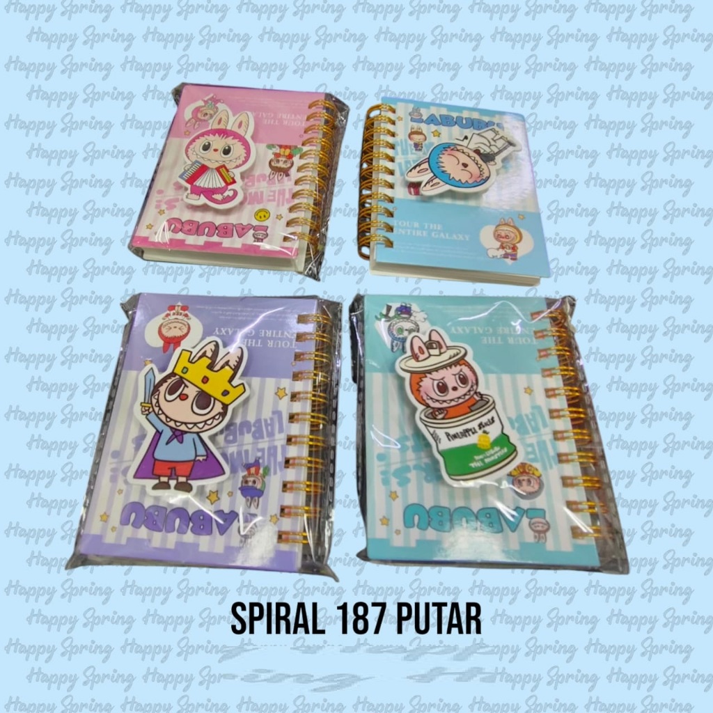 

buku spiral putar/notebook spiral karakter