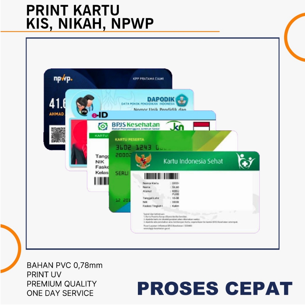 

CETAK KARTU BPJS-NPWP-KIS SATUAN BAHAN TEBAL