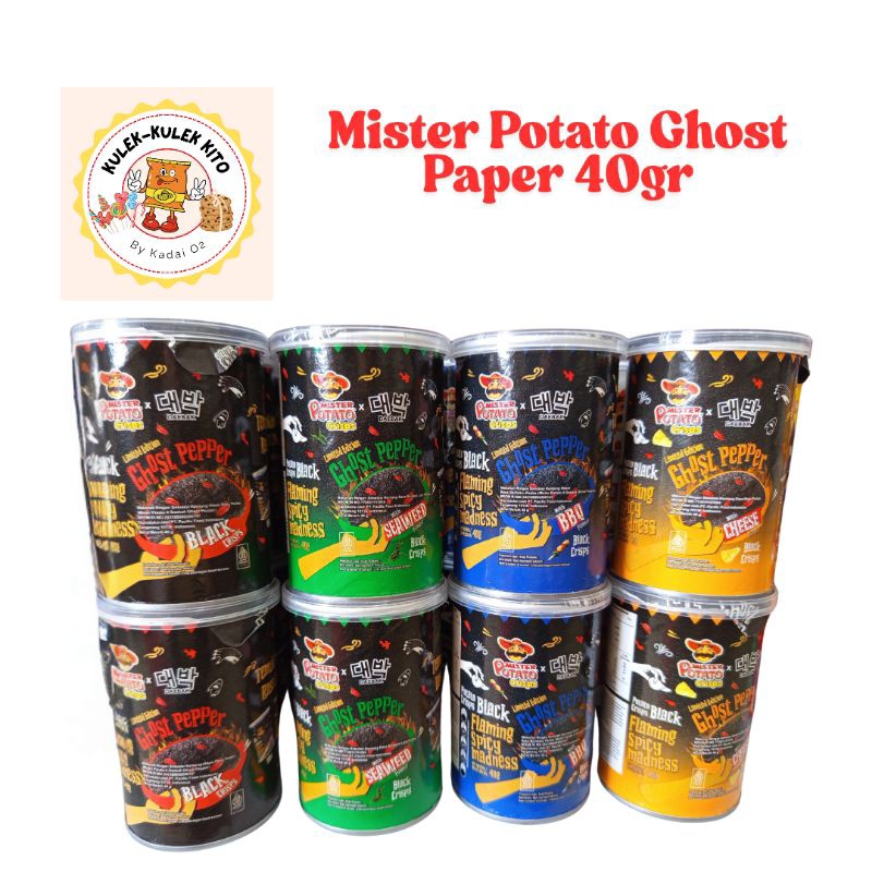 

1 pcs kentang crispy Mister Potato ghostpaper series 40gr