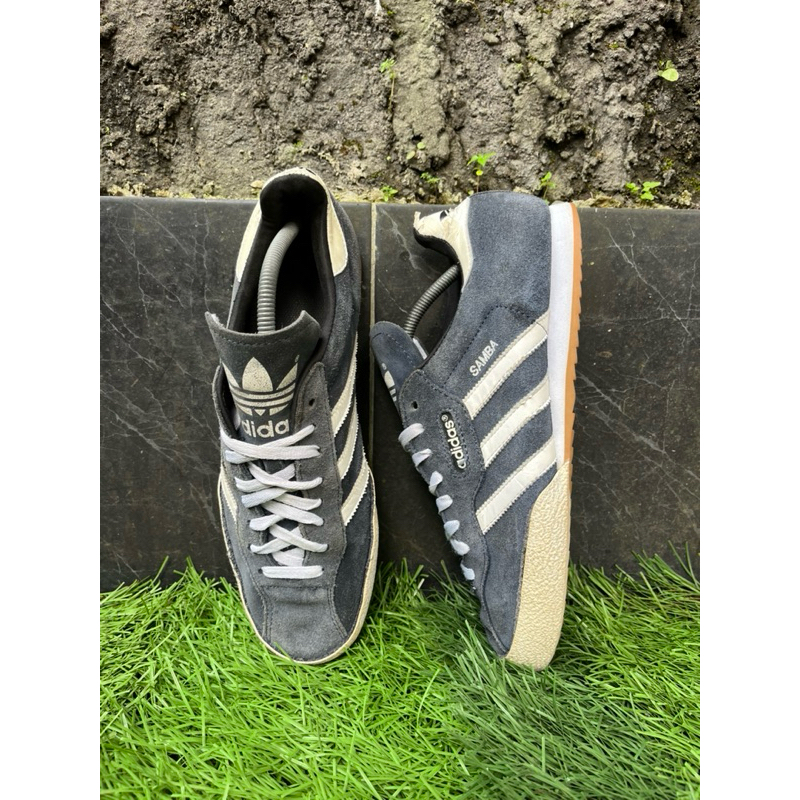 Sepatu Adidas samba super navy second - size 46