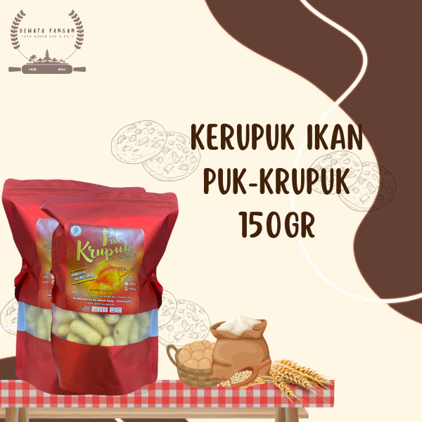 

Kerupuk Ikan Tenggiri Puk-Krupuk Gurih dan Renyah Kemasan 150gr