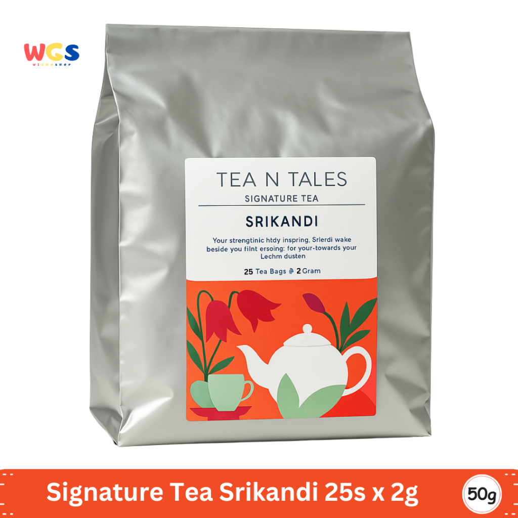 

Tea N Tales Srikandi Signature Tea (25 Tea Bags x 2g) – Teh Herbal Kuat & Hangat Penuh Semangat