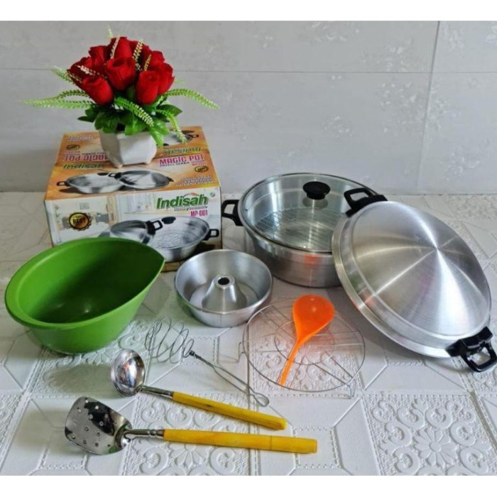 Toyopot Indisah Panci Set Serbaguna Magic Pot