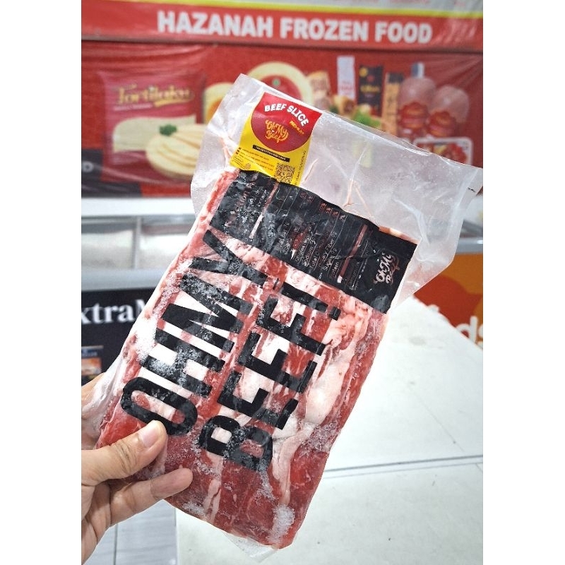 

OH MY BEEF Slice AUS Fat Mix 500gr (Grade A)