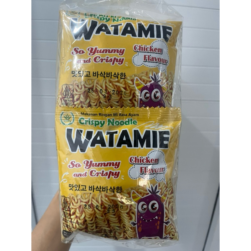 

WATAMIE CRISPY NOODLE ( isi 20 pcs ) @16gr mie rasa ayam