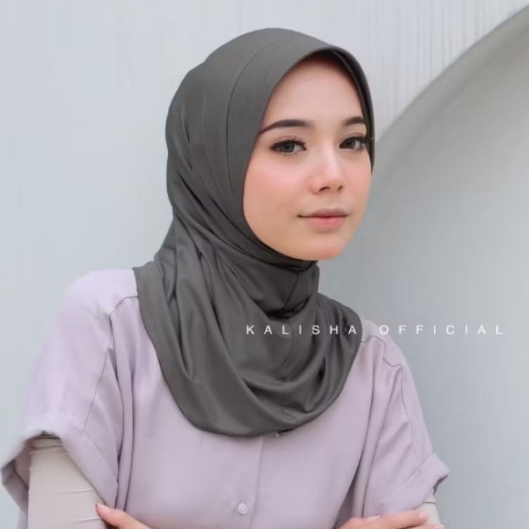 hijab sport pendek bergo Hamida kerudung sport olahraga jersey premium jilbab instan voli futsal sep