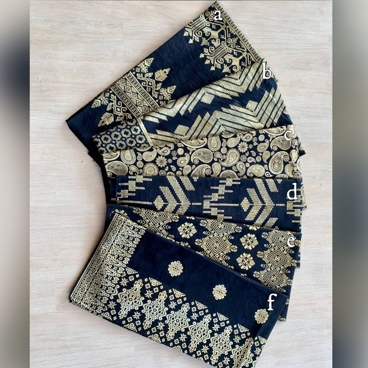 Kain Batik Prada Gold Parang Tulang