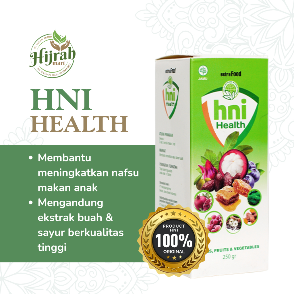 

[HNI] HNI HEALTH - Extrafood - Extrak Sari Buah dan Sayur Vitamin Untuk Semua Usia