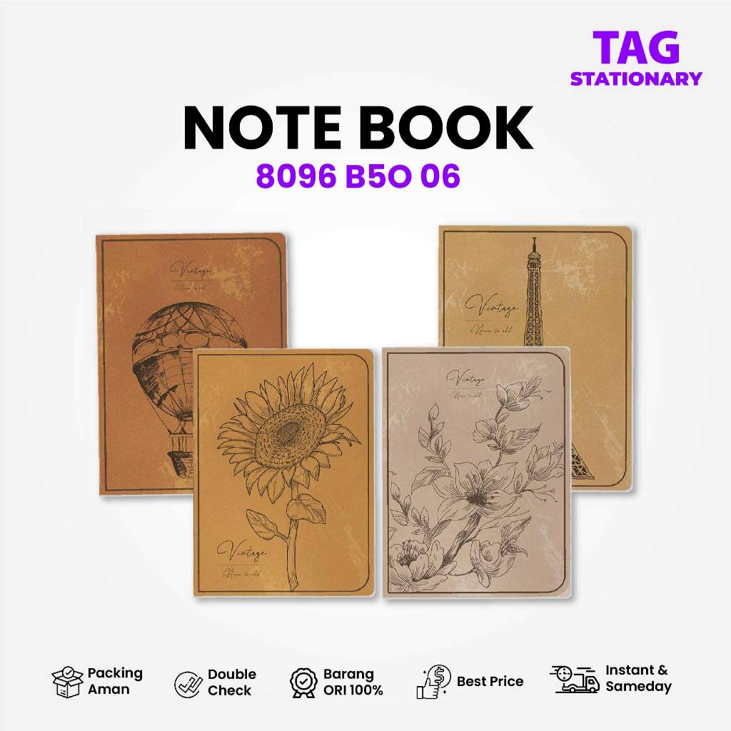 

GREEBEL Buku Tulis / Note Book 8096 B50 05 / Buku Tulis Lucu Timur Agung Grosir