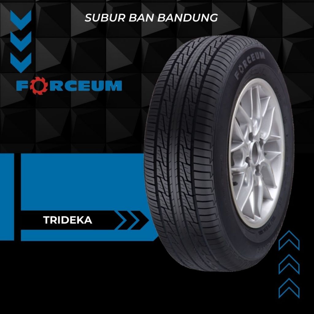 Ban Mobil List Garis Putih Ring 14 Forceum Trideka WLW 185/65 R14