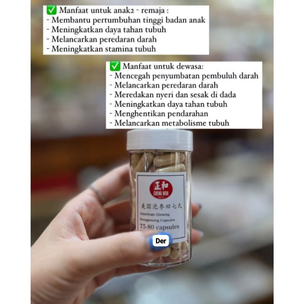 

CHENG WOH AMERICAN GINSENG NOTOGINSENG CAPSULE - jastip penang