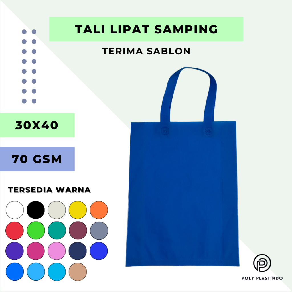 

Goodie Bag Tas Spunbond Tas Belanja (Tali Lipat Samping) 30x40x8