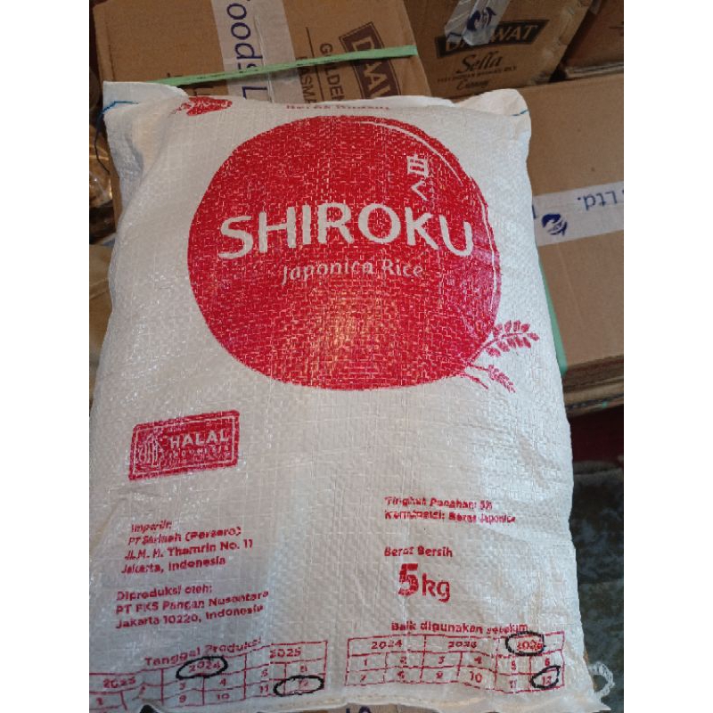 

SHIROKU Japanica Rice 5kg