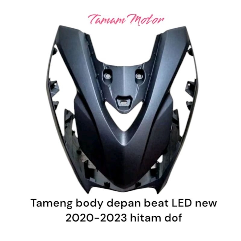 Tameng depan Honda Beat LED new 2020-2023 K1A hitam dof
