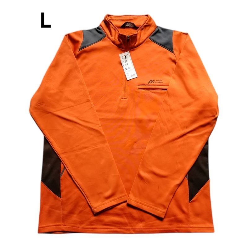 Kolon coolon size L baselayer outdoor second inner pollar tebal kaos gunung bekas baju half zip swea