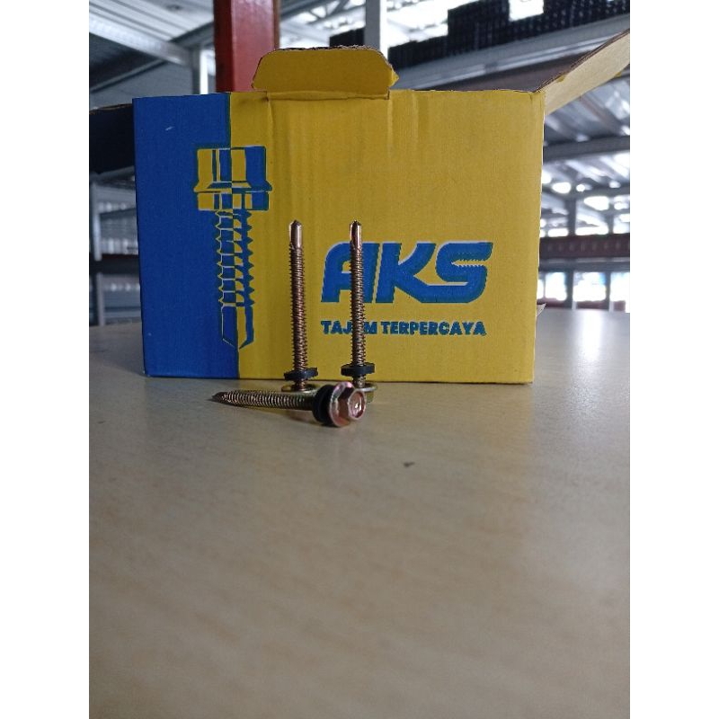 BAUT DRILING BAJARINGAN 12*50 / 1 PACK ORIGINAL / BAUT ATAP / BAUT GALVALUM