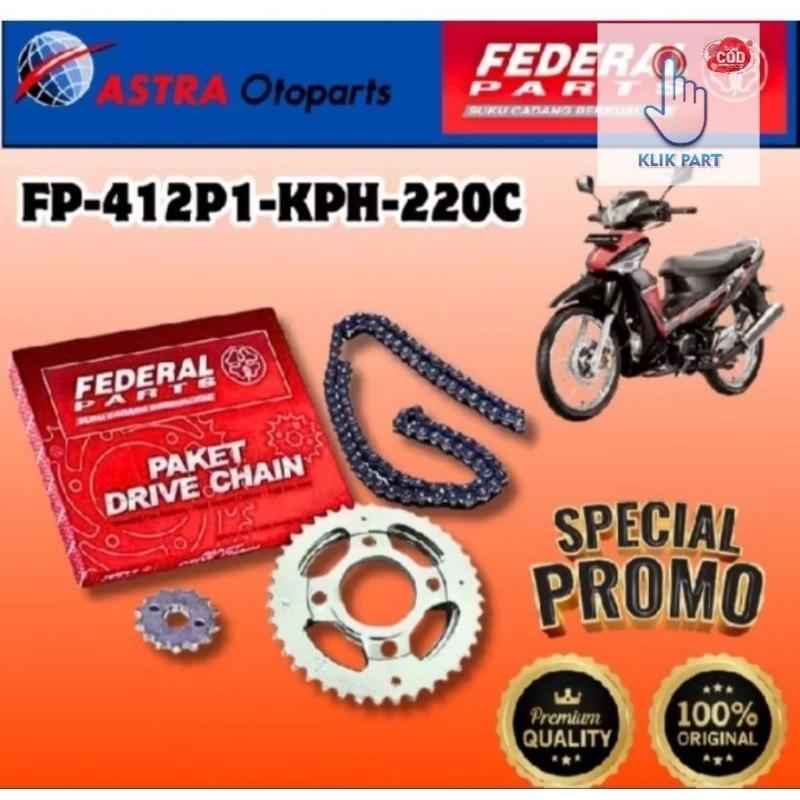 FP-412P1-KPH-220C gir set karisma supra x 125
