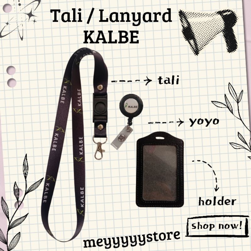 

READYYY Tali ID CARD KALBE / Lanyard KALBE [STOCK MELIMPAH] Termurahhh Harga Grosir!