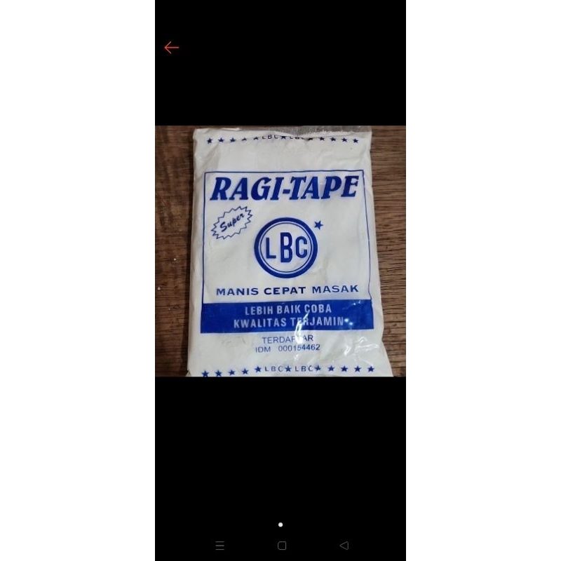 Ragi tape LBC