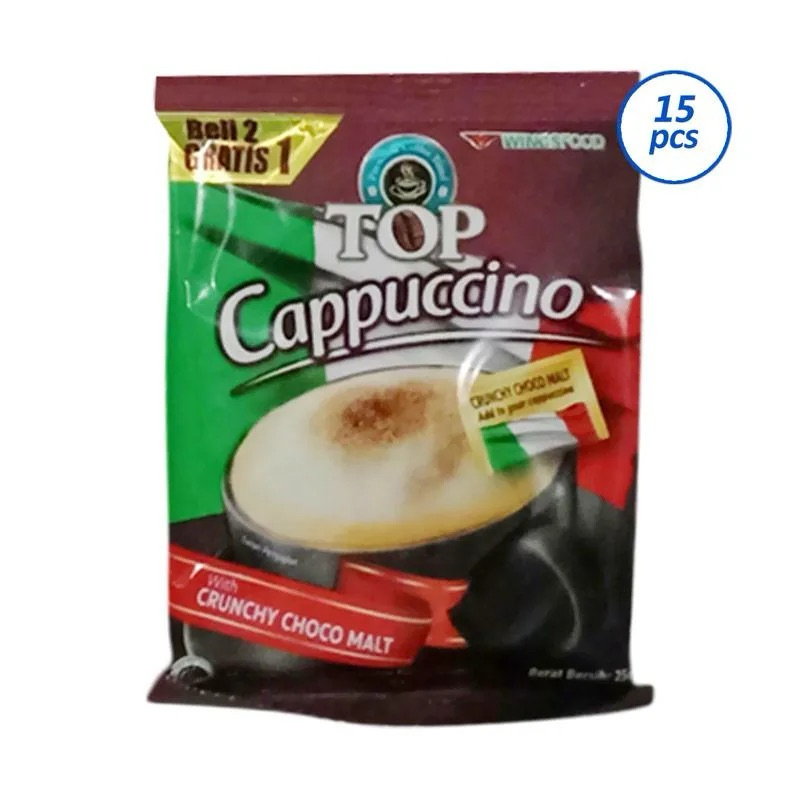 

kopi TOP Cappuccino 25 gr -Rentengan (15sachet)
