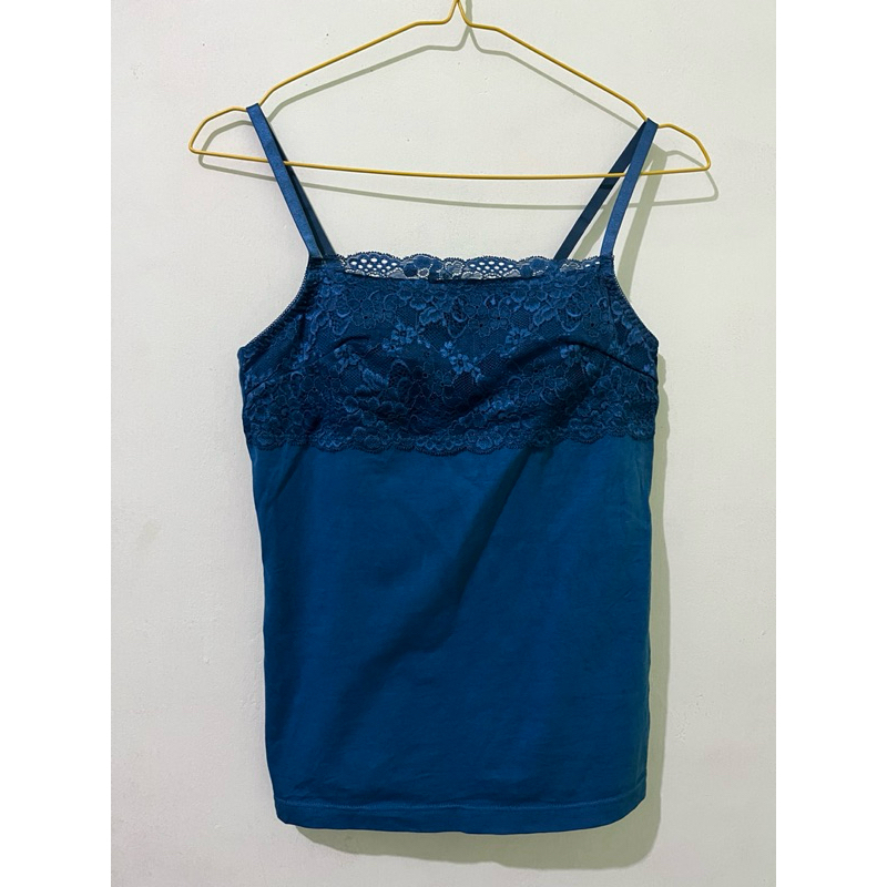 Brukat bra top in tosca